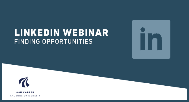 Webinar: LinkedIn - Finding opportunities (Spring 2020)